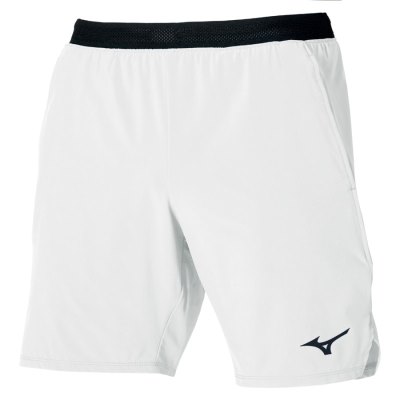 Pantalones Cortos Mizuno Laser Hombre Blancos - Chile M874NYPFXJ